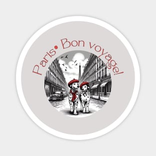 Paris, bon voyage Magnet